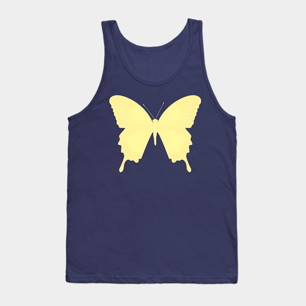 Butterfly Cream Tank Top by TheDaintyTaurus